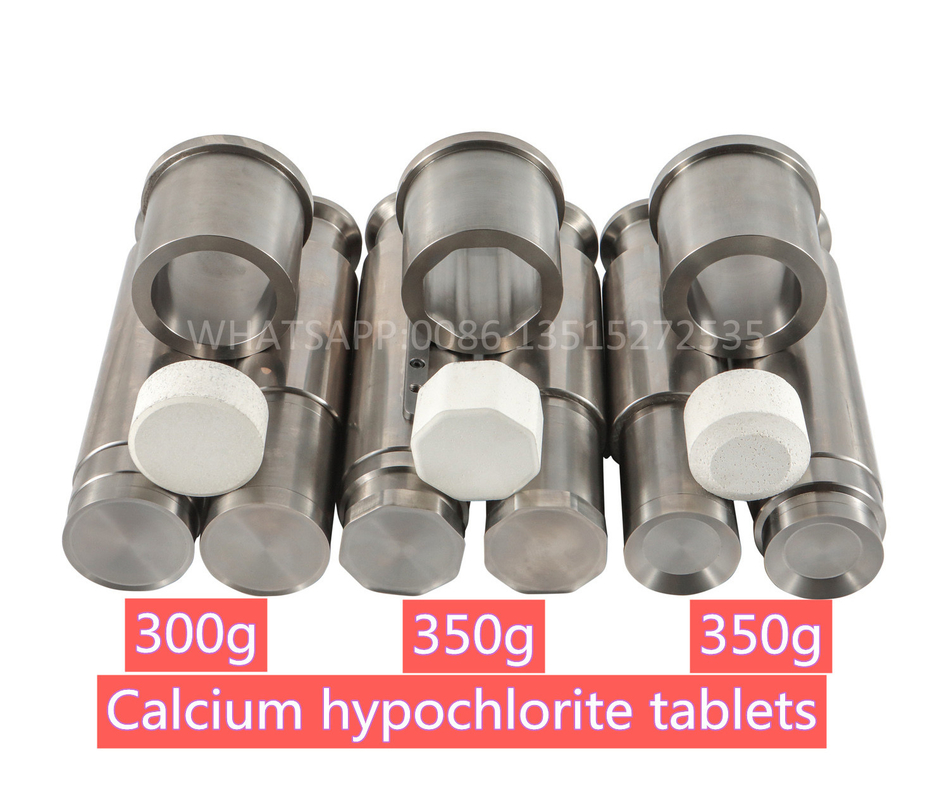 Van de de Zwembadenchloor van de waterbehandeling van de de Tabletpers de Machine Anticorrosieve 350g